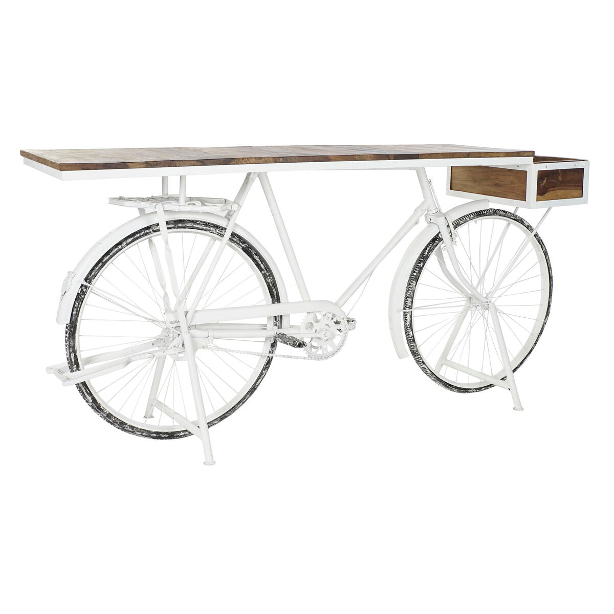 Console DKD Home Decor 187 x 54 x 90 cm Natural Metal Wood White