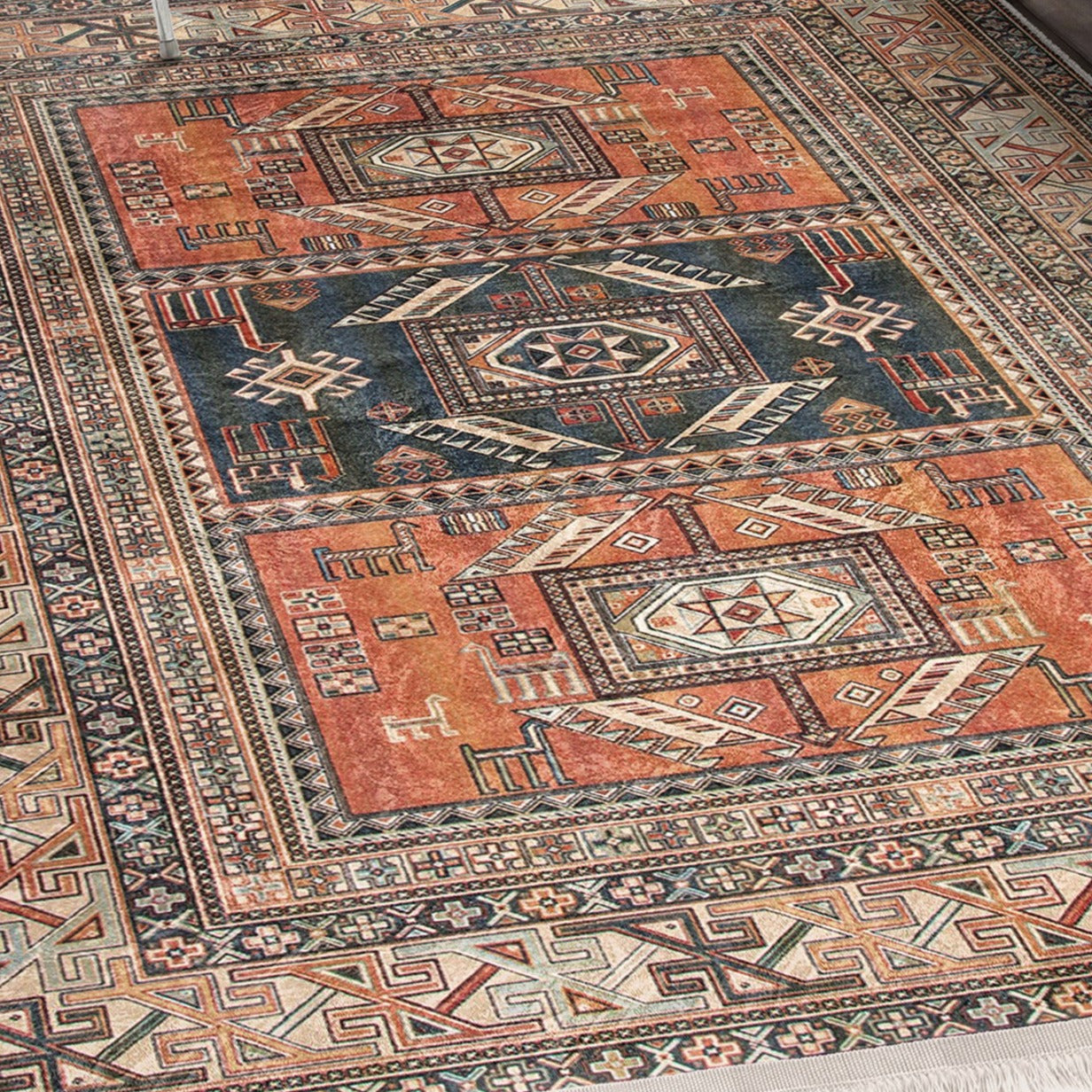 Old Style Home Decor Washable Area Rug | Homeezone