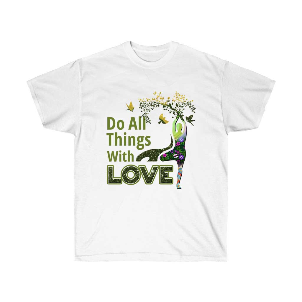Yoga Love Dancer Tree Pose Spiritual T-Shirt