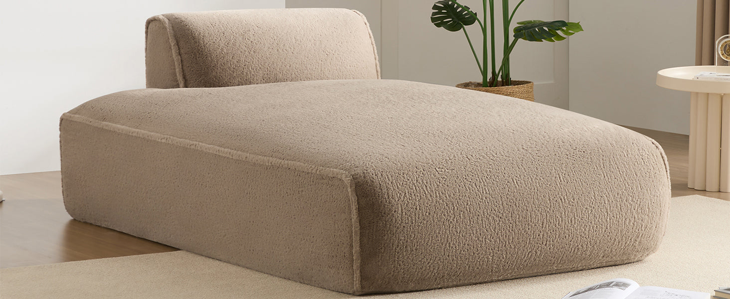 72'Oversized Modular Sofa,Fully Compressed,Spacious Foam-Filled Sofa