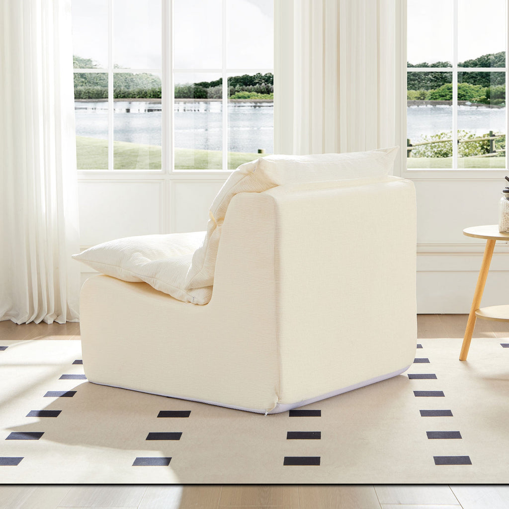 3 Seat  Chair Sofa Lounge Chair With Backrest Fully Compressed Sofa