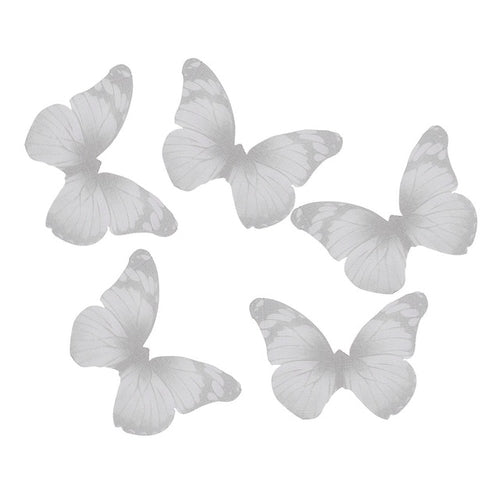 5pcs Colorful Beautiful Organza Butterfly Ethereal