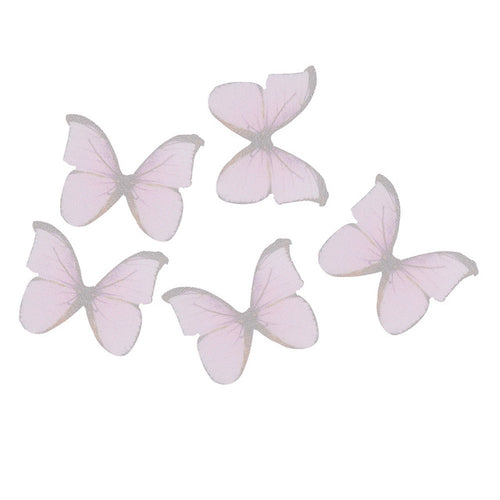 5pcs Colorful Beautiful Organza Butterfly Ethereal
