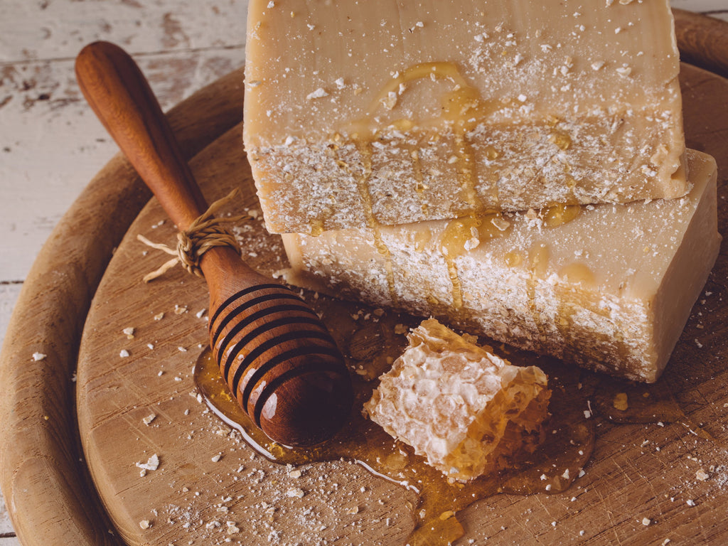 Oatmeal Milk and Honey Handmade Organic Soap – Gentle, Nourishing &