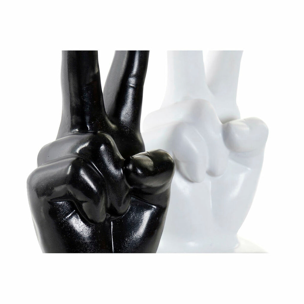 Decorative Figure DKD Home Decor White Black Modern Hand 13 x 12 x 29