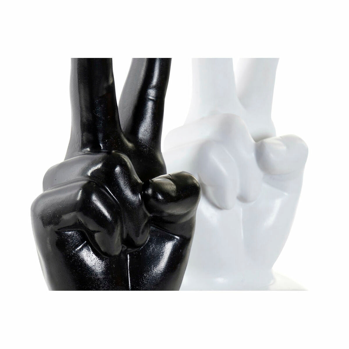 Decorative Figure DKD Home Decor White Black Modern Hand 13 x 12 x 29