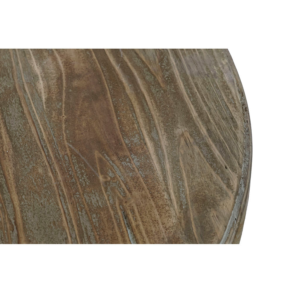 Side table DKD Home Decor 76 x 76 x 80 cm Fir Brown White