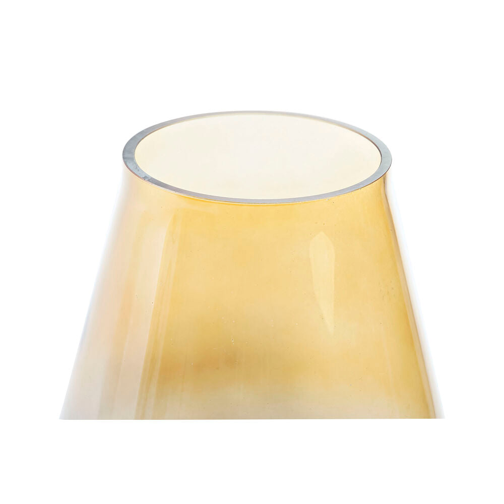 Vase DKD Home Decor Bicoloured Crystal 15 x 15 x 25 cm (15 Pieces)