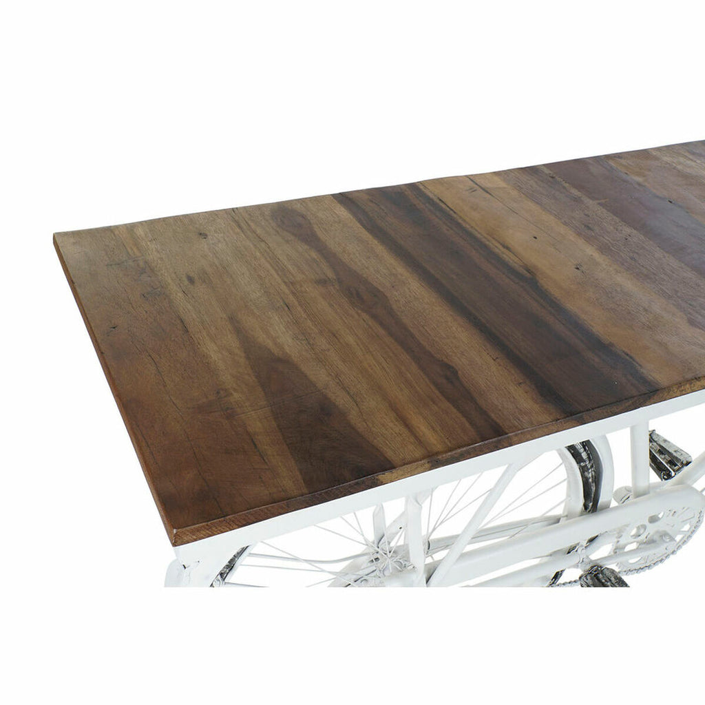 Console DKD Home Decor 187 x 54 x 90 cm Natural Metal Wood White