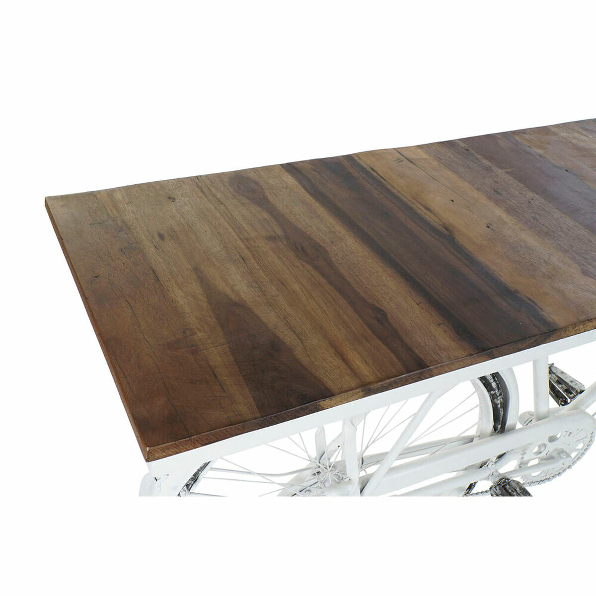 Console DKD Home Decor 187 x 54 x 90 cm Natural Metal Wood White