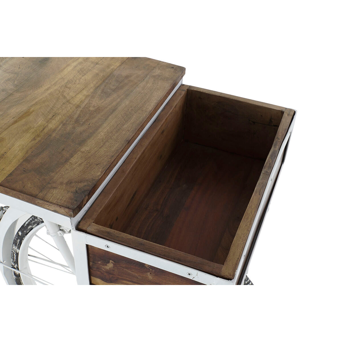 Console DKD Home Decor 187 x 54 x 90 cm Natural Metal Wood White