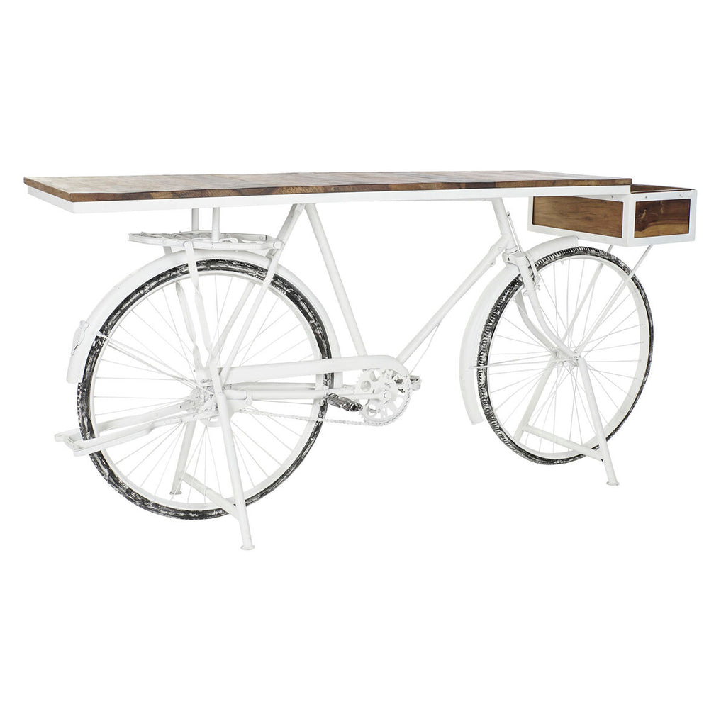 Console DKD Home Decor 187 x 54 x 90 cm Natural Metal Wood White
