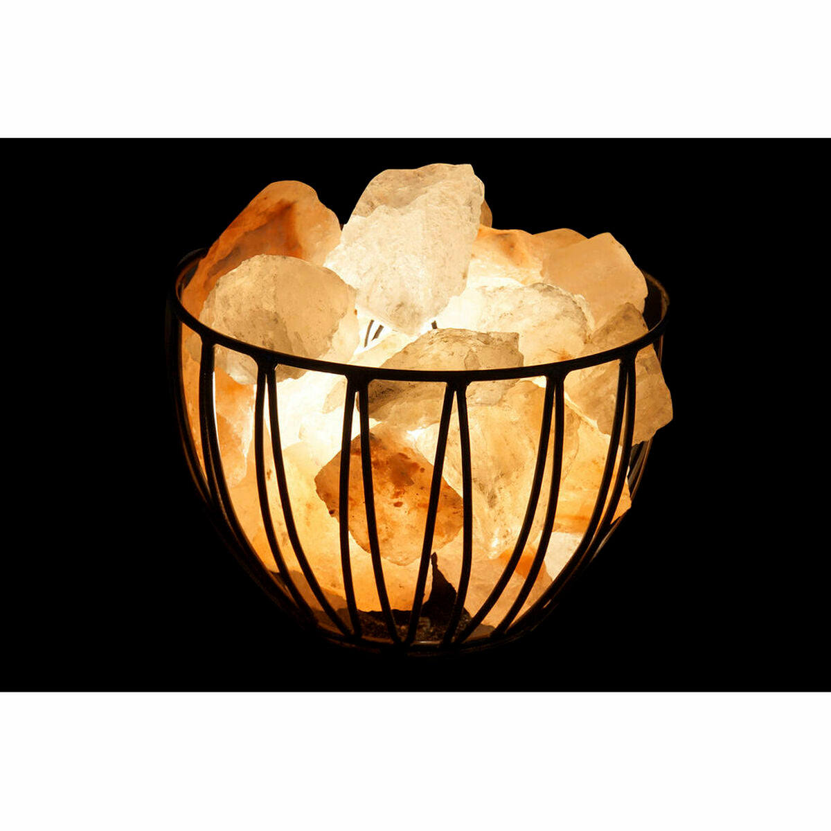 Lighting decoration DKD Home Decor Black Orange 15 W 23 x 23 x 17 cm