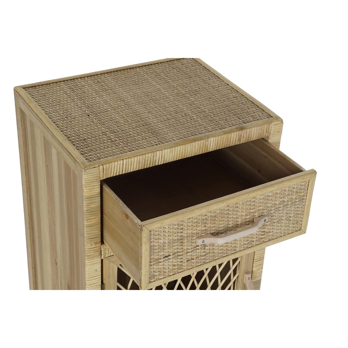 Nightstand DKD Home Decor 42 x 35 x 80 cm Natural Brown