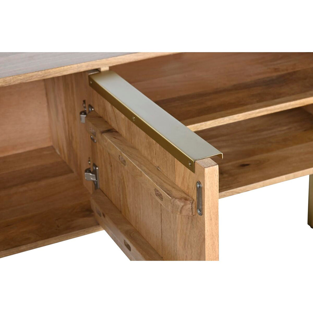 TV furniture DKD Home Decor Golden Natural Mango wood 150 x 40 x 48 cm