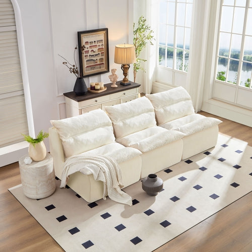 3 Seat  Chair Sofa Lounge Chair With Backrest Fully Compressed Sofa