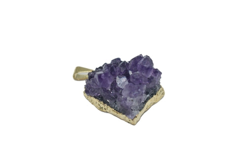 Amethyst Druze Pendant