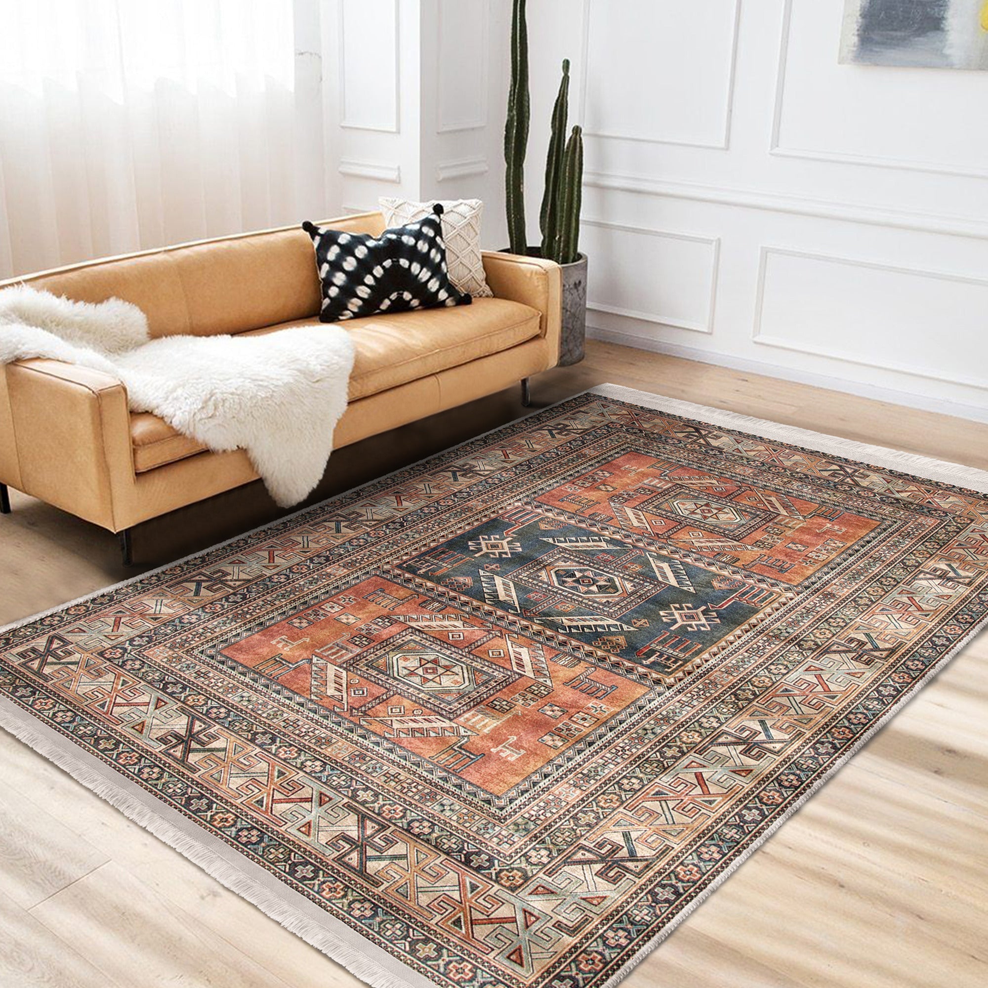 Old Style Home Decor Washable Area Rug | Homeezone