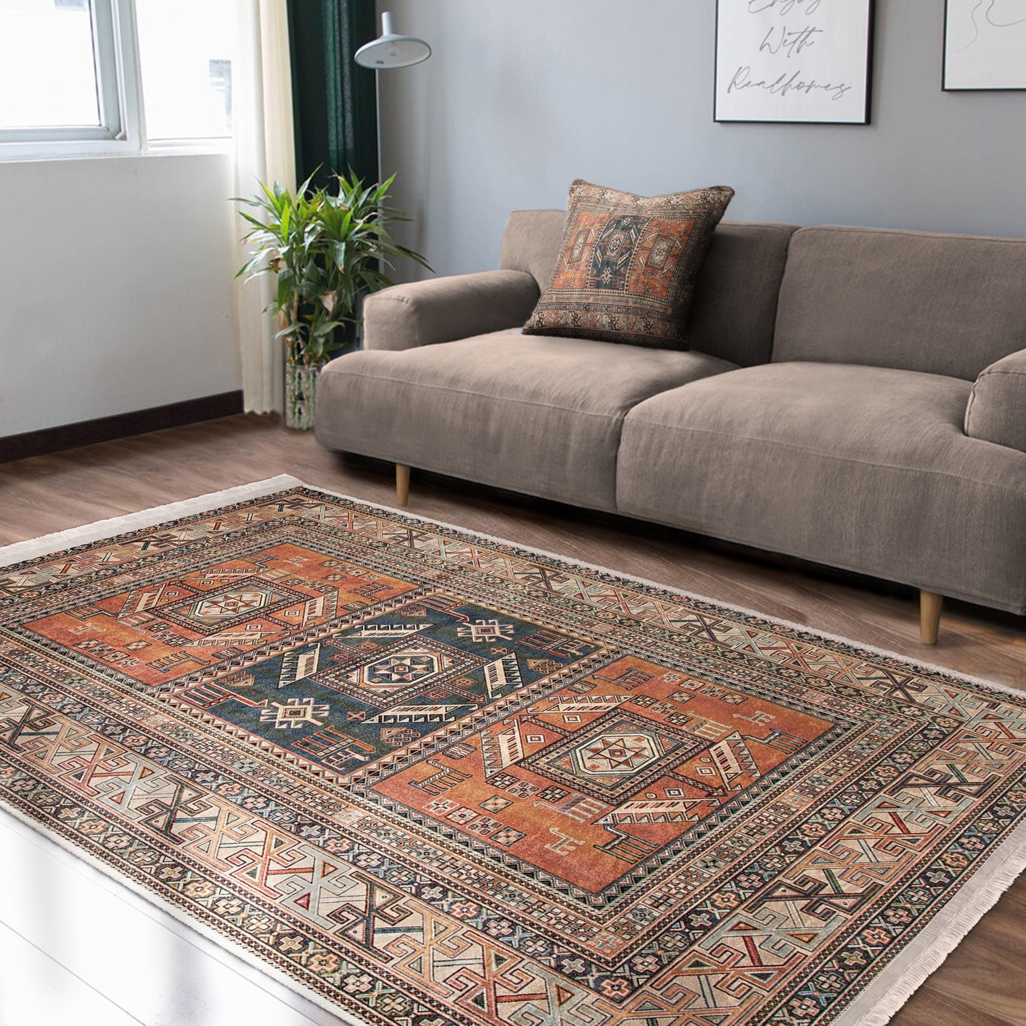 Old Style Home Decor Washable Area Rug | Homeezone