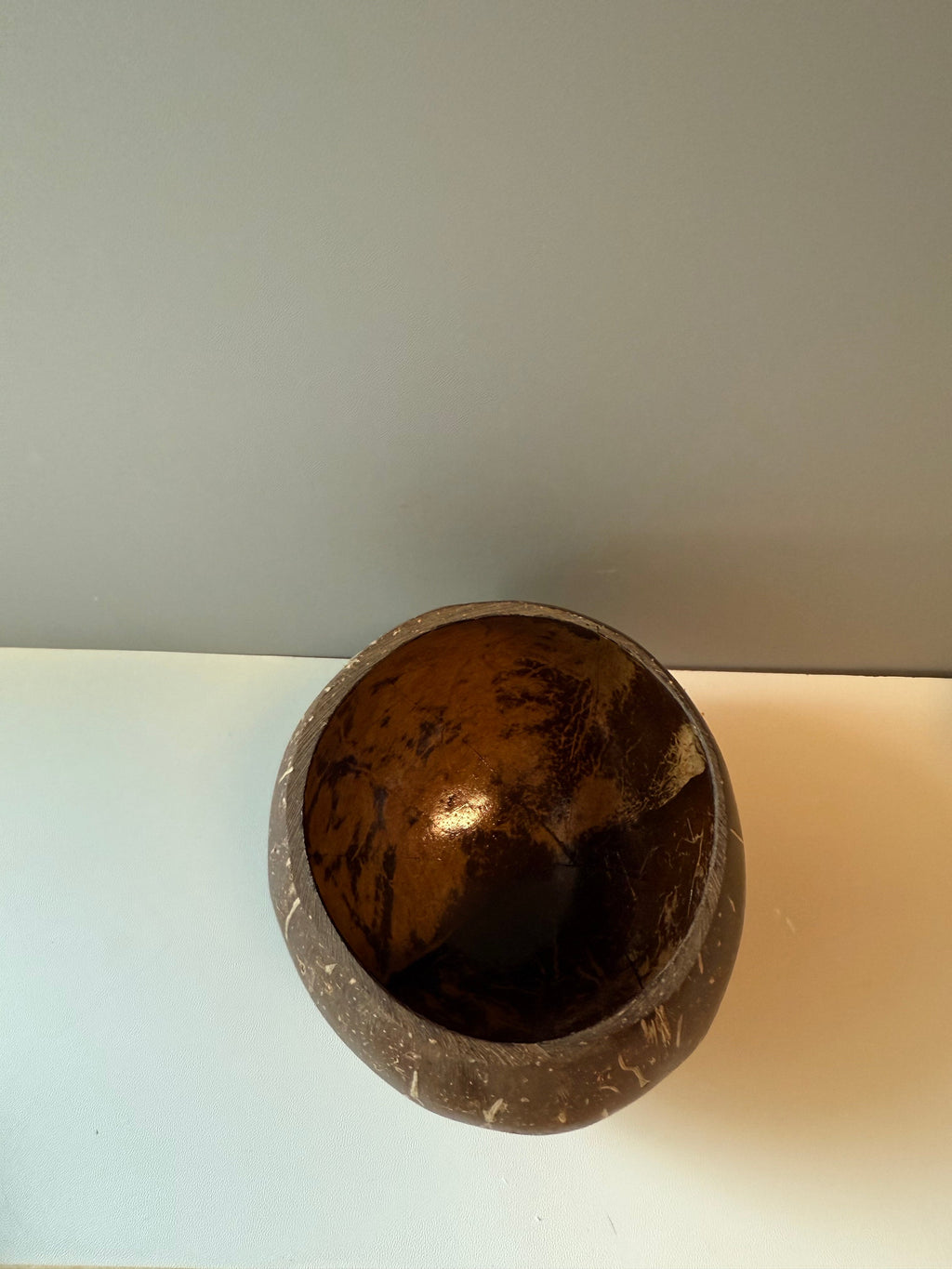 Natural Coconut Shell Bowl – Ideal for Candle Making or Rustic Home