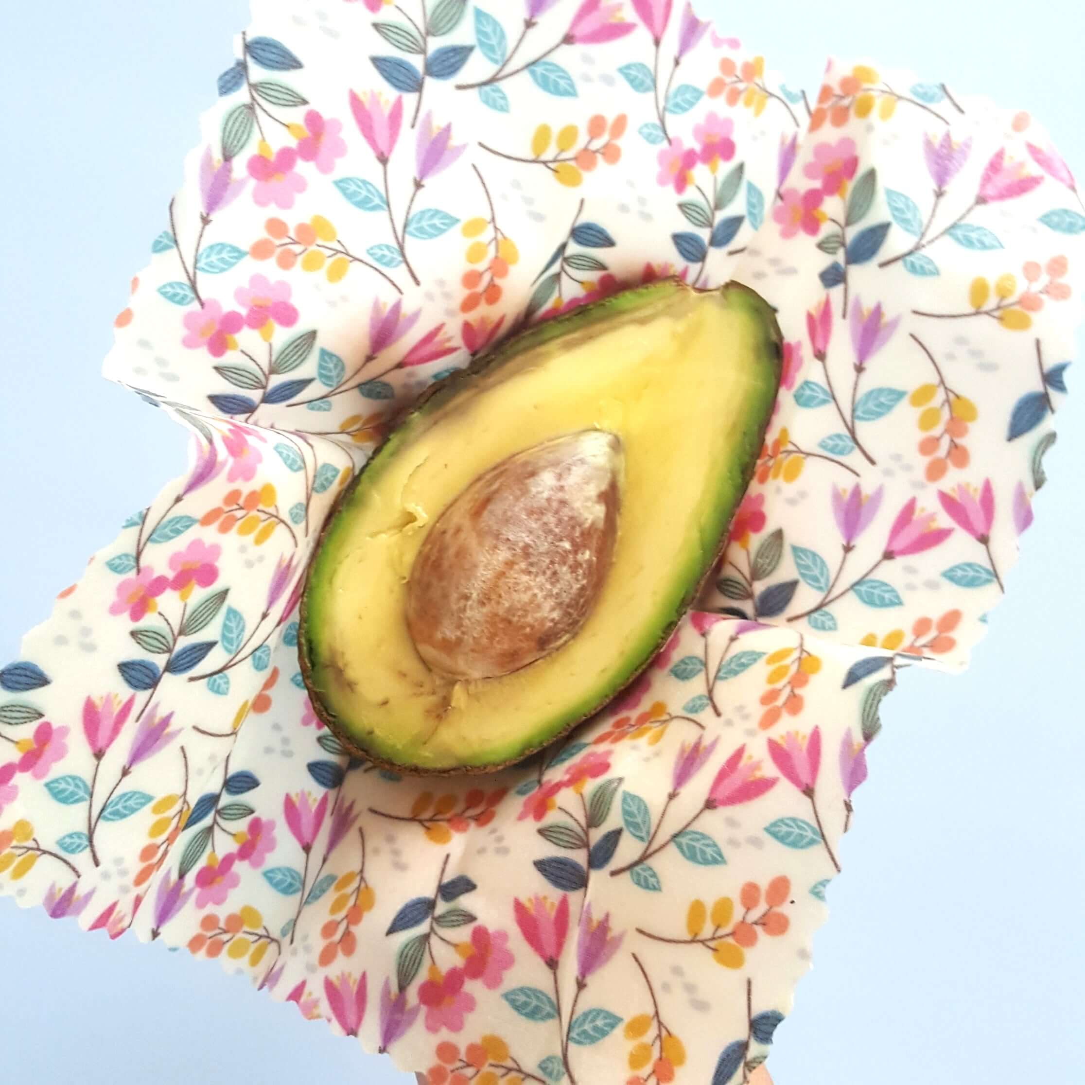 *Classic Set of 3 L, M, S Beeswax Food Wraps | Meadow