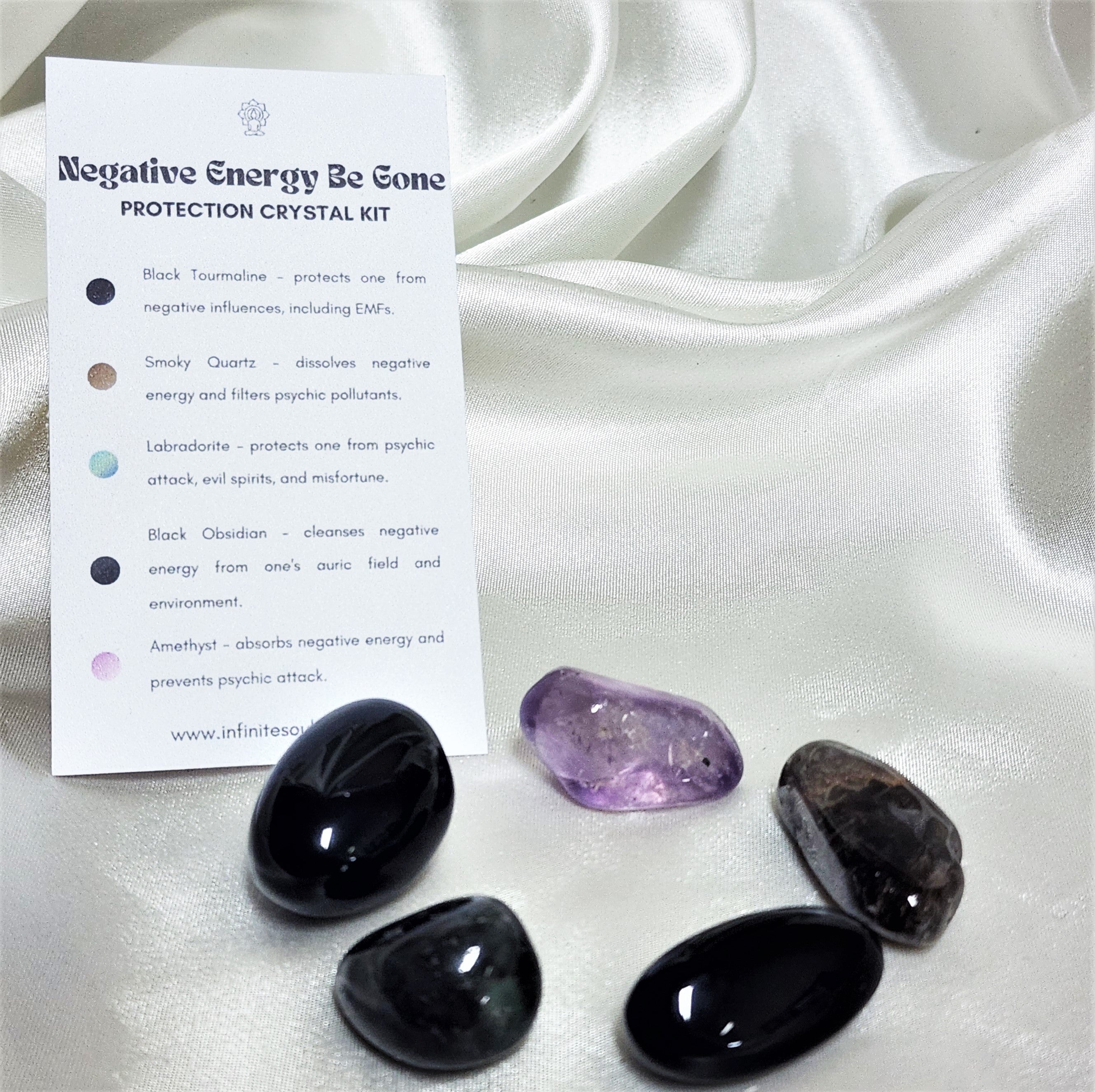 Negative energy be gone - Protection Crystal Kit