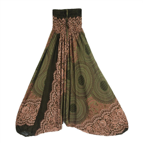 Bohemian Pants Women Pantalones Mujer Hippie High Waist Rayon Harem