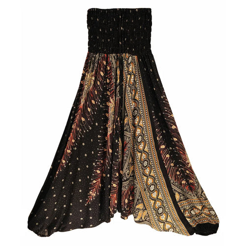 Bohemian Pants Women Pantalones Mujer Hippie High Waist Rayon Harem