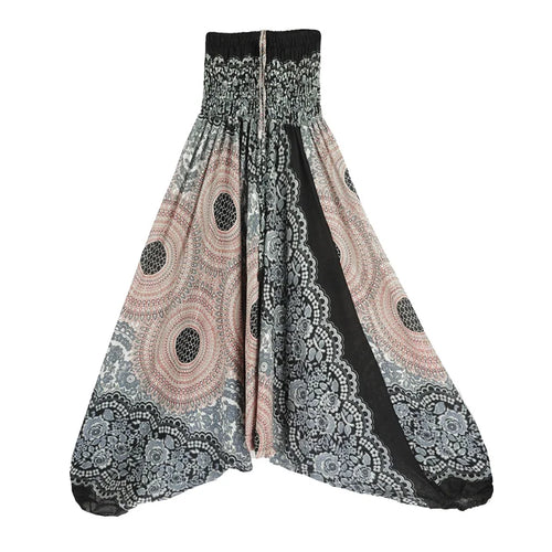 Bohemian Pants Women Pantalones Mujer Hippie High Waist Rayon Harem