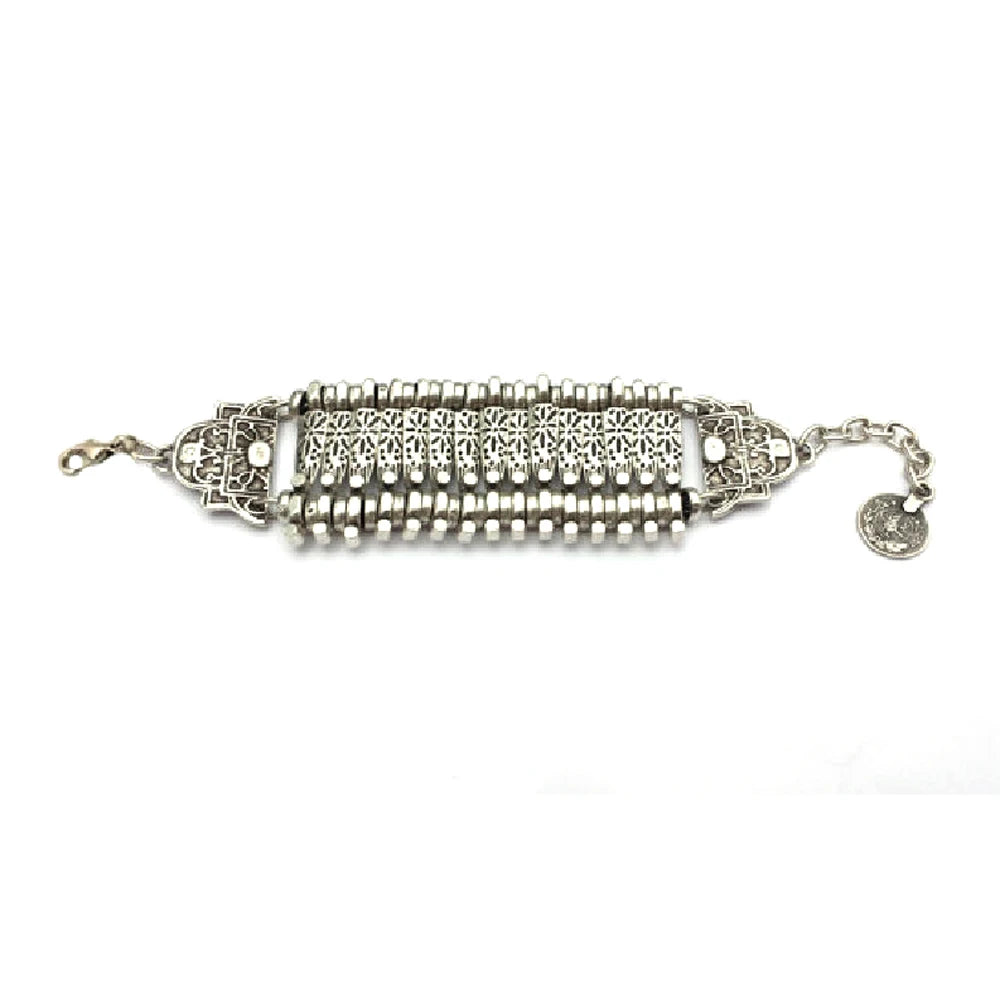 Vintage Silver Golden Coins Bracelet for Women Men Boho Hippie Beach