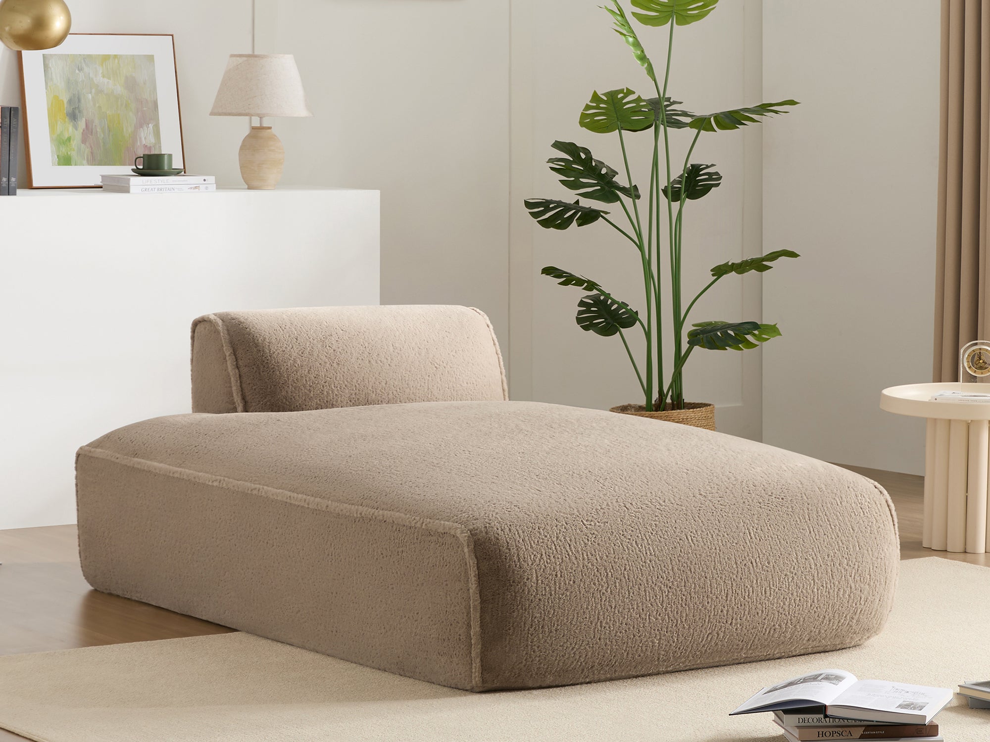 72'Oversized Modular Sofa,Fully Compressed,Spacious Foam-Filled Sofa