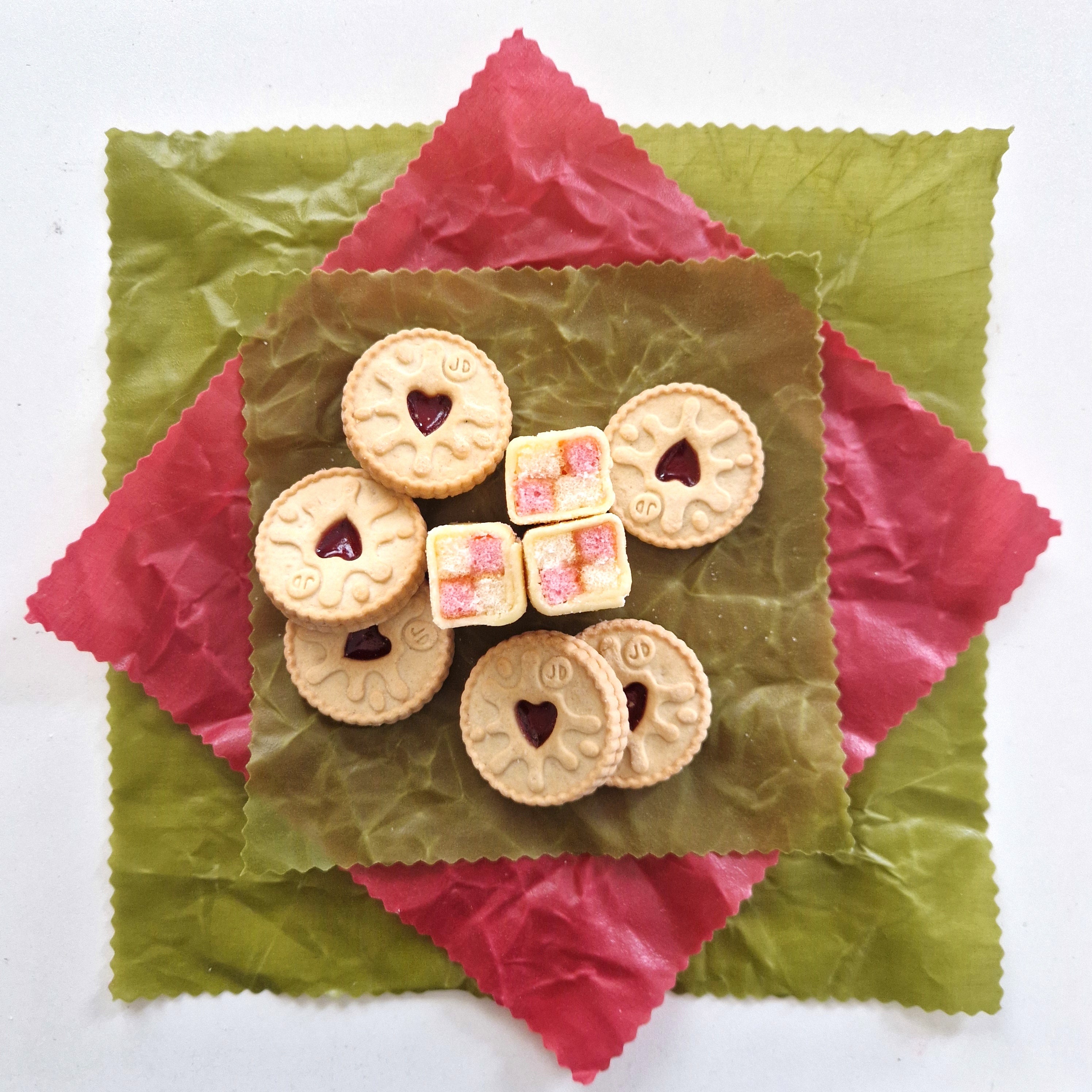 *Earth Tones Set of 3 Beeswax Food Wraps | Sage