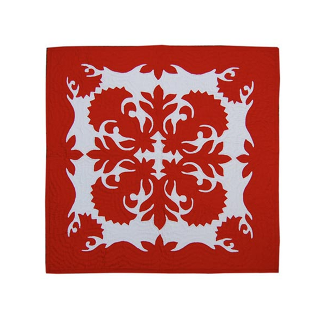 24x24 Quilted Wall Hanging, Home Decor | Hawaiian Style | Wall Hanging