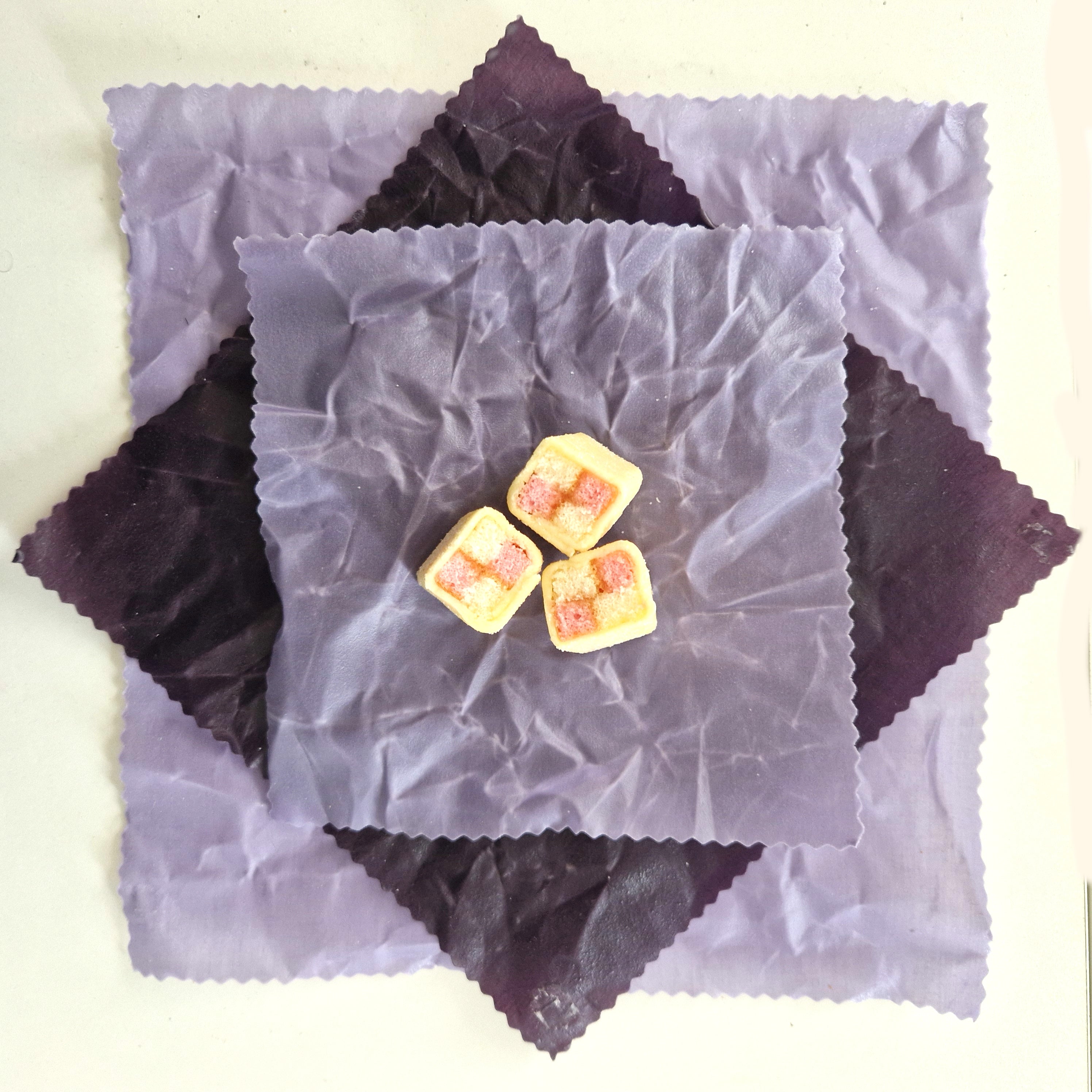 *Earth Tones Set of 3 Beeswax Food Wraps | Plum