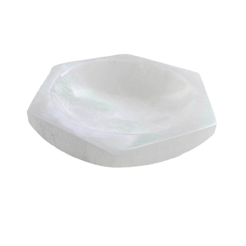 Selenite Charging Bowl - Hexagon